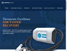 Tablet Screenshot of lymphatouch.com